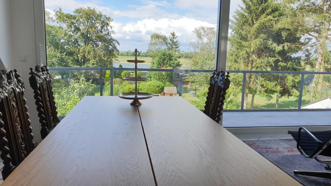 Somnar Panoramaloft Mit Haestens Betten - Rheinblick 150Qm Neuss Kültér fotó